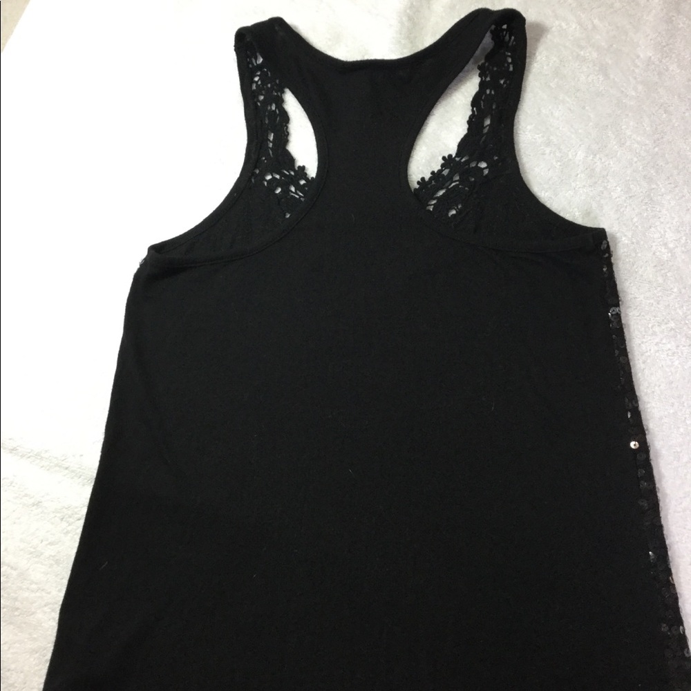 Express black sequin top - Picture 5 of 5